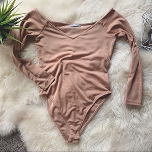 Zara off the shoulder one piece body suit